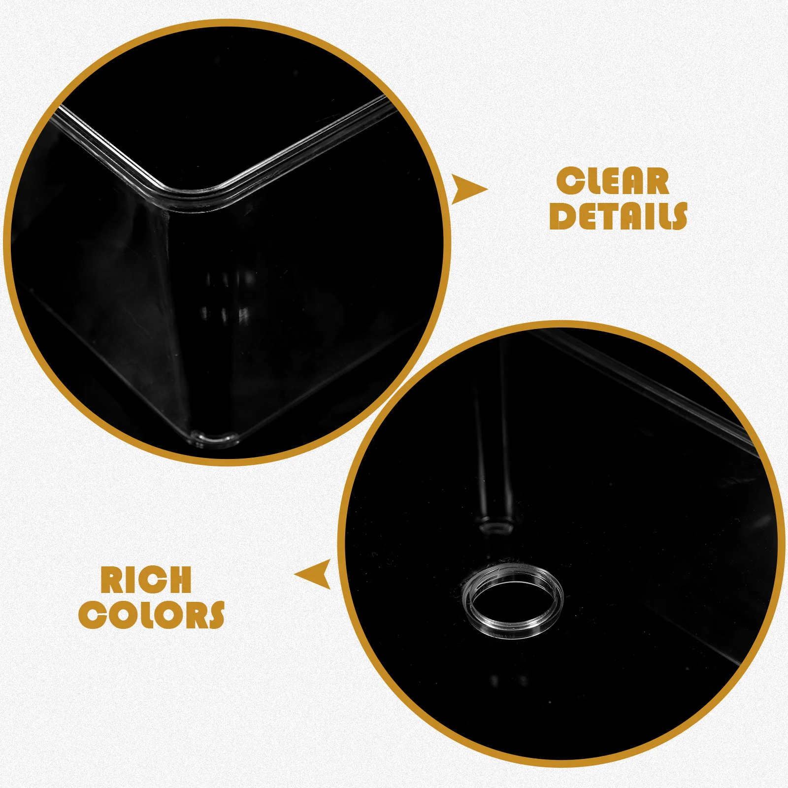 

Stackable Desktop Makeup Storage Case Acrylic Makeup Box Organizer Transparent Holder For Lipsticks Nail Polish Jewelry