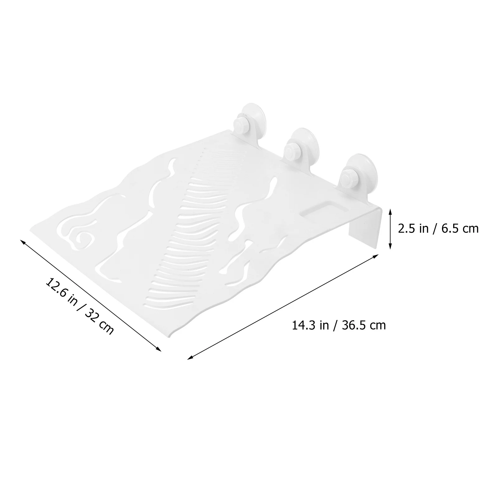 

1pc Turtle Basking Platform Pp Material Strong Load Bearing Suction Cup Installation Reptile Sunbathing Feeding Hiding Spot