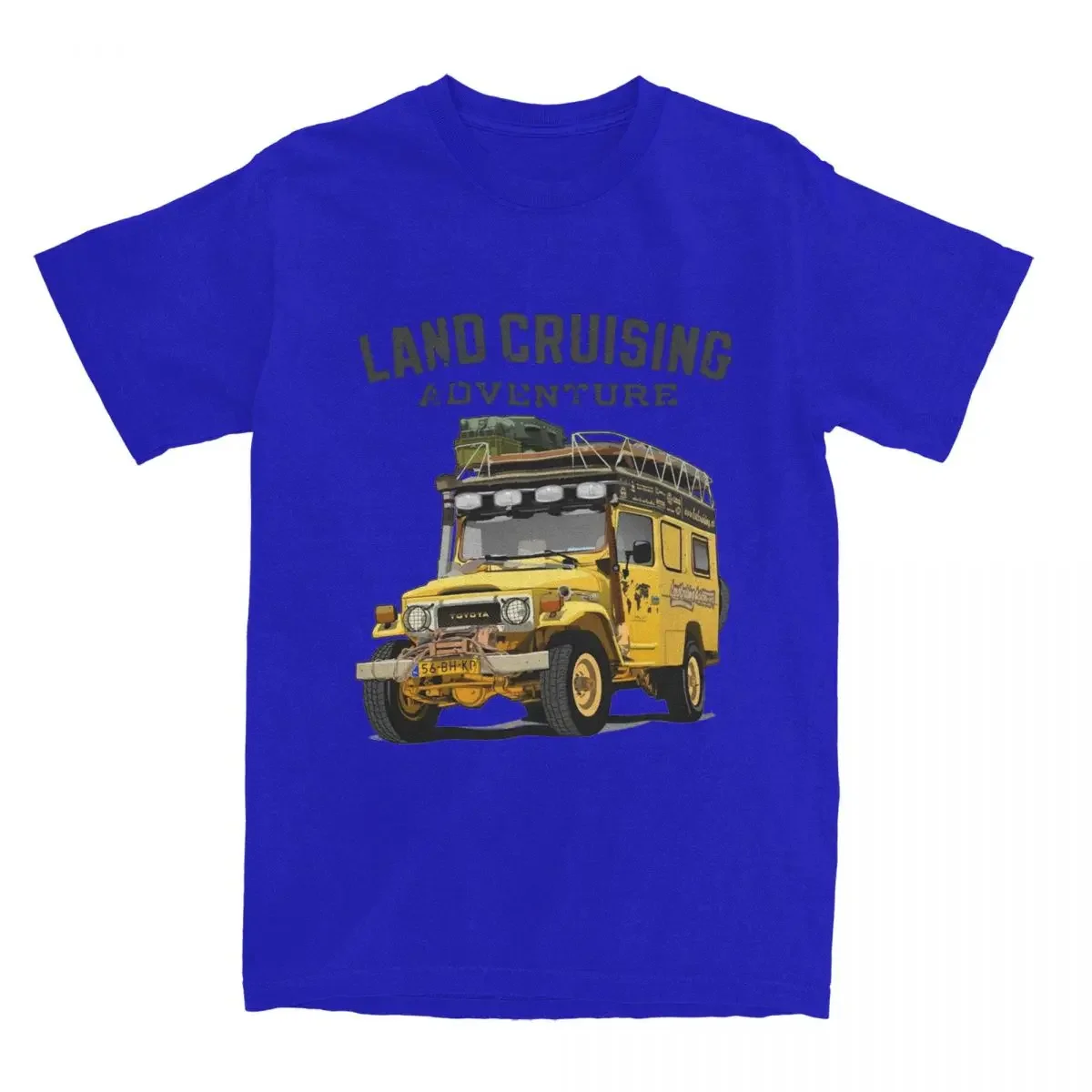 Landcruising Fj80 Overland Travel Apparel Tee Shirt T-Shirt 100% Cotton Gift Clothing Off Road 80 Land Cruiser for Men T Shirts