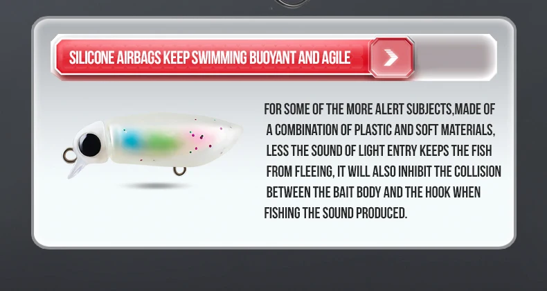 TAIYU Leuchtende Angelköder Micro Minnow Harte Köder 2,3 g Spinner Kunstköder Topwater Crankbait Tackle für Barschforelle – Detail 7