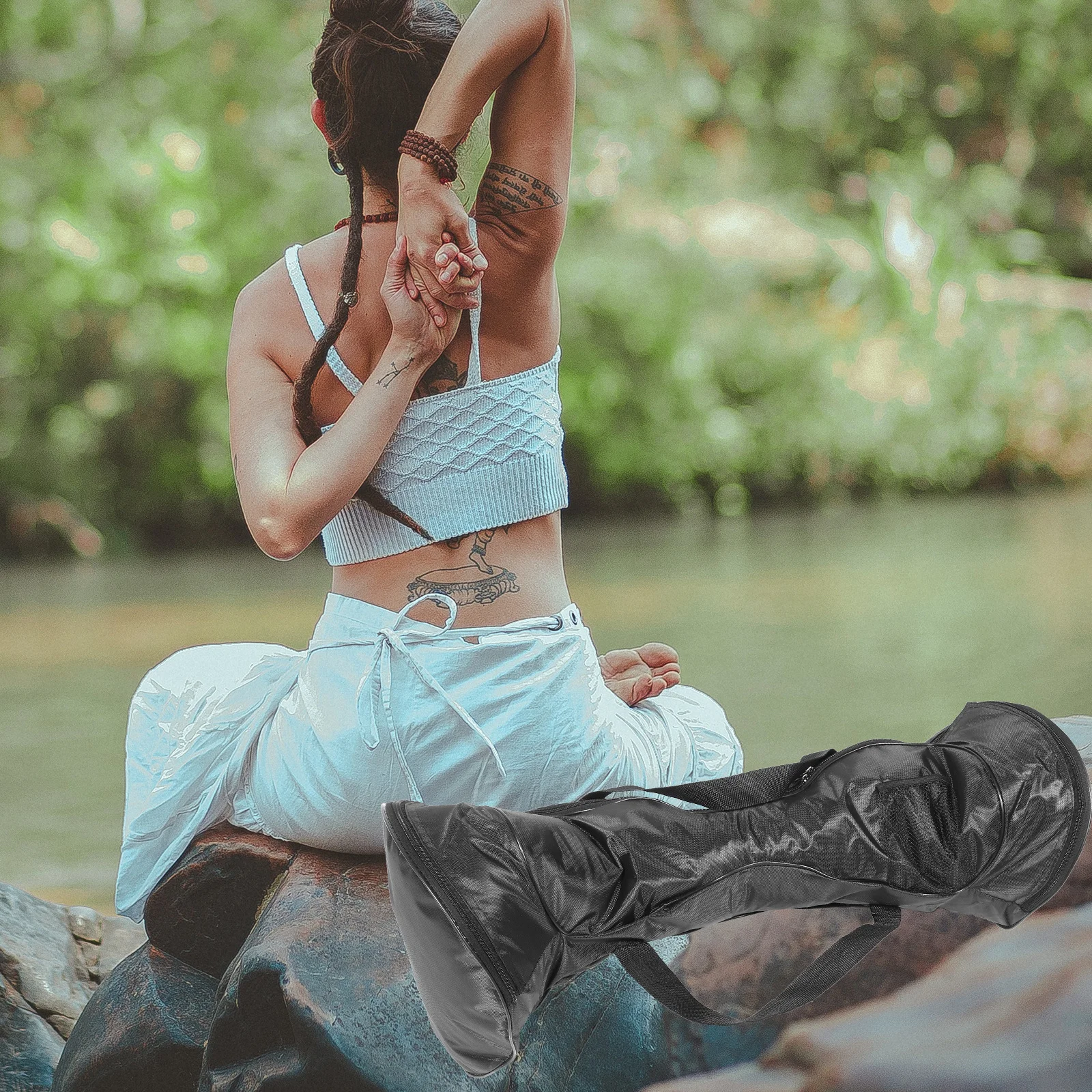 

10 Inch Balance Car Backpack Dual Use Outdoor Tote Bag Adjustable Strap Large Capacity Soft Handle For Cycling Hiking Travel