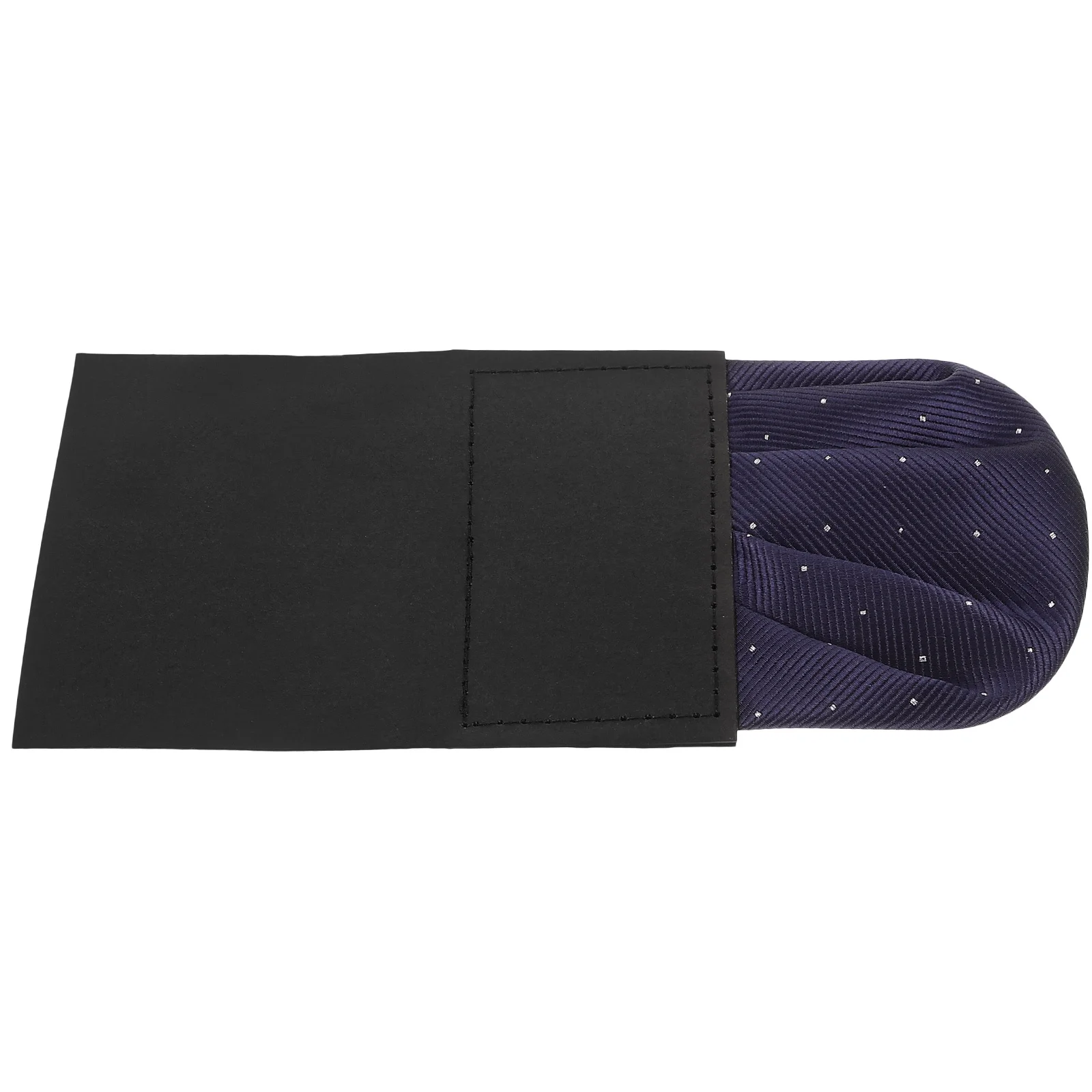 Abito formale fazzoletto da taschino fazzoletto pre-piegato in poliestere quadrato decorativo da uomo a forma rotonda festa di nozze laurea