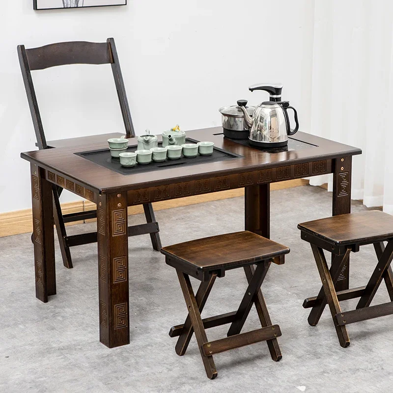 Table-Chair Set Coffee Table Small Apartment Living Room Balcony Office Home Small Tea New  Style Kung Fu Tea Brewing Table