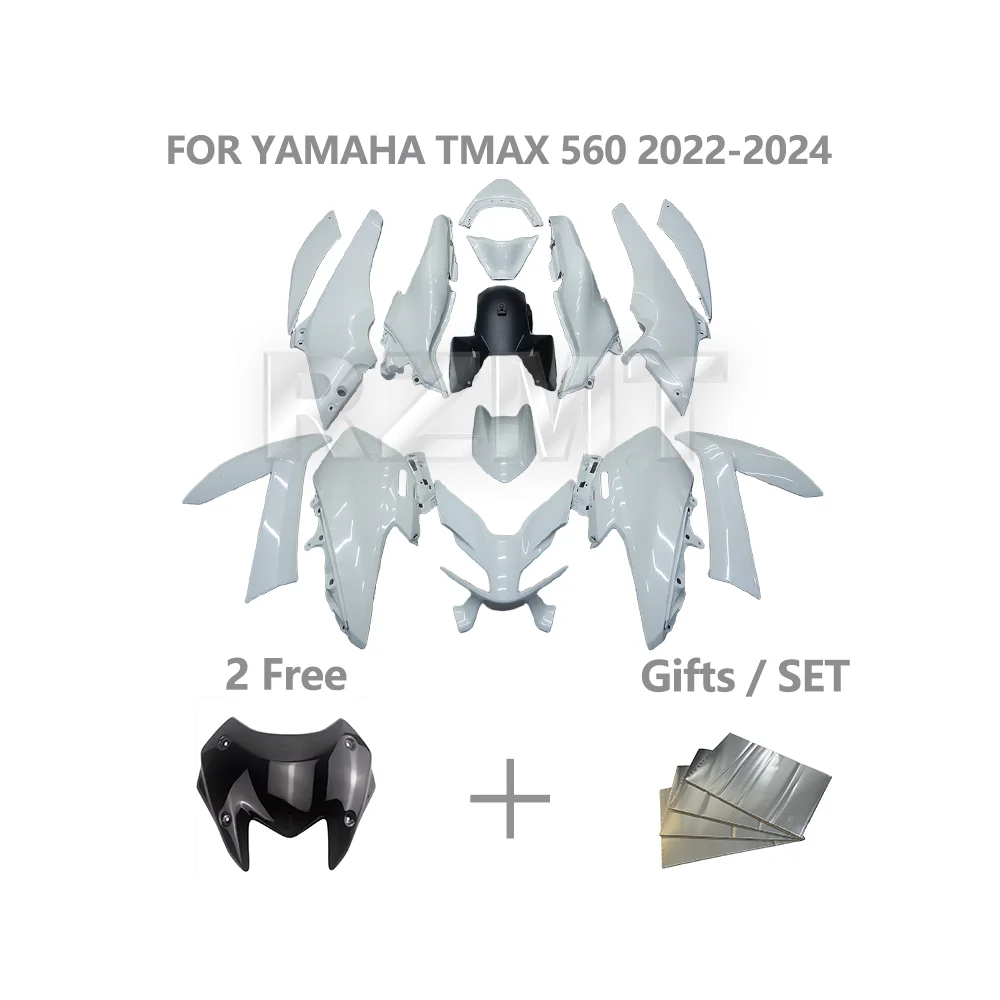 

Комплект обтекателя для YAMAHA TMAX 560 2022-2024 TMAX Tech MAX, индивидуальный полный АБС-пластик, аксессуары для мотоциклов, комплект кузова Y0522