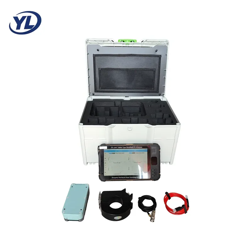 ZYL-SJ41 Tablet Partial Discharge Detector PD 8 Inch Touch Screen TEV Ultrasonic UHF Wireless for Switchgear
