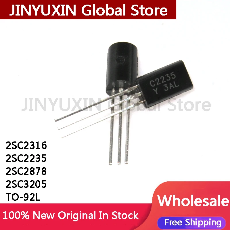 100Pcs 2SC2316 2SC2235 2SC2878 2SC3205 TO-92L IC Chip IN Stock