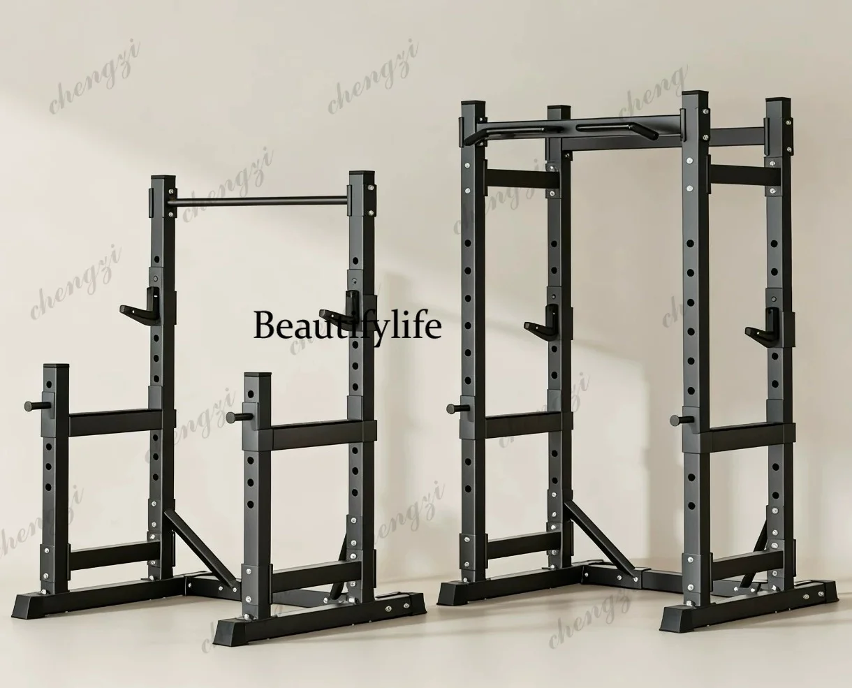 Multifunctional frame type, household pull-up gantry half frame fitness equipment