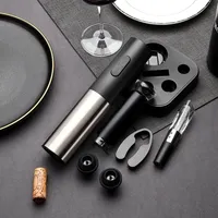 Hot salesHot Sale Wine Bottle Corkscrew Bar Accessories Opener Set Gift Box Electric Wine Opener Set