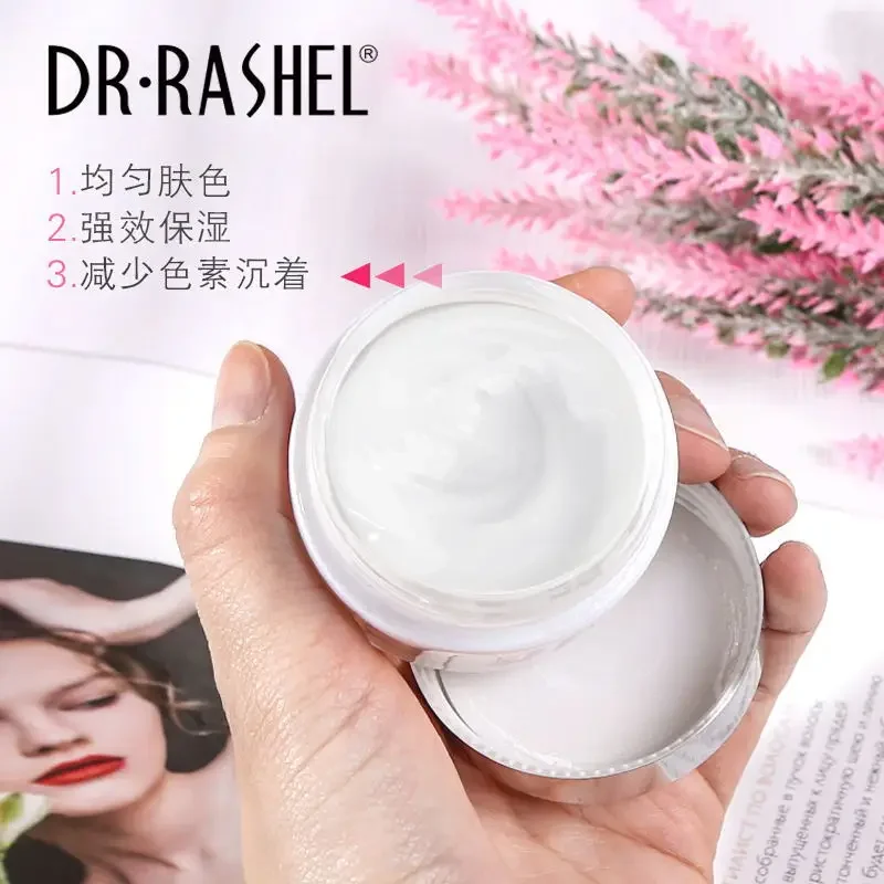 DR.RASHEL Arbutin Niacinamide Reduce Pigmentation Remove Melasma Acne Spots Day Cream Lighten Melanin Skin Whitening Cream 50g