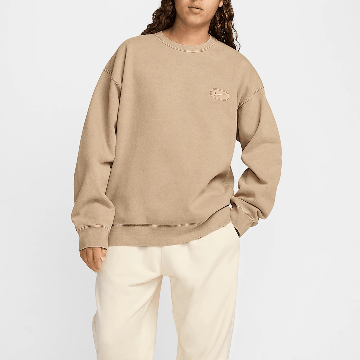 

Мужская флисовая толстовка Nike Official SOLO SWOOSH HJ2236-297