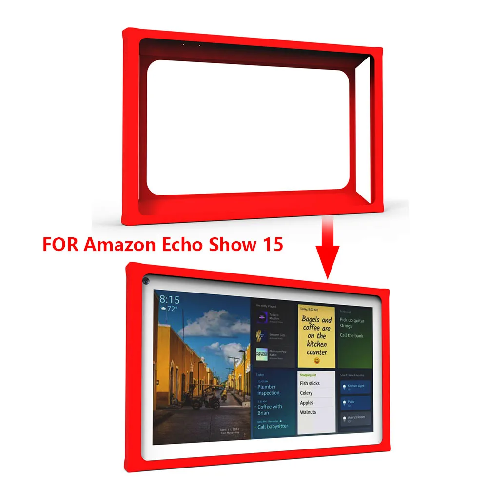 Smart Display Screen Frame Replacement for  Echo Show 15 Full HD 1080P 15 Inch Monitors Accessories view 4