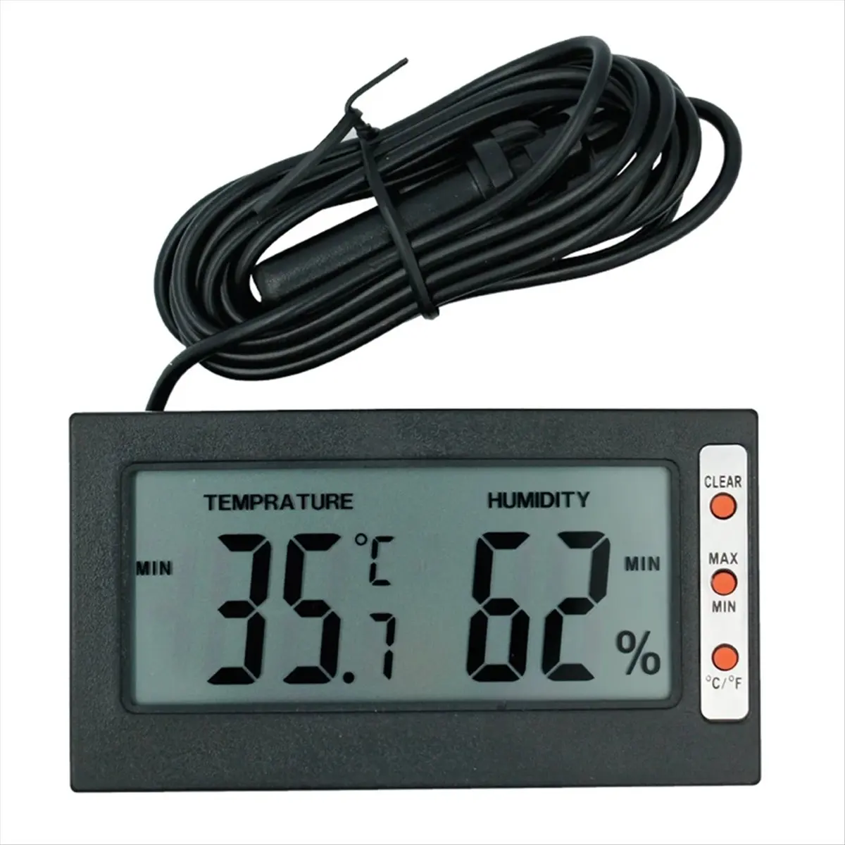ABGN LCD Digital Electronic Thermometer Hygrometer Tester Temperature Humidity Gauge Meter Sensor Indoor Detector
