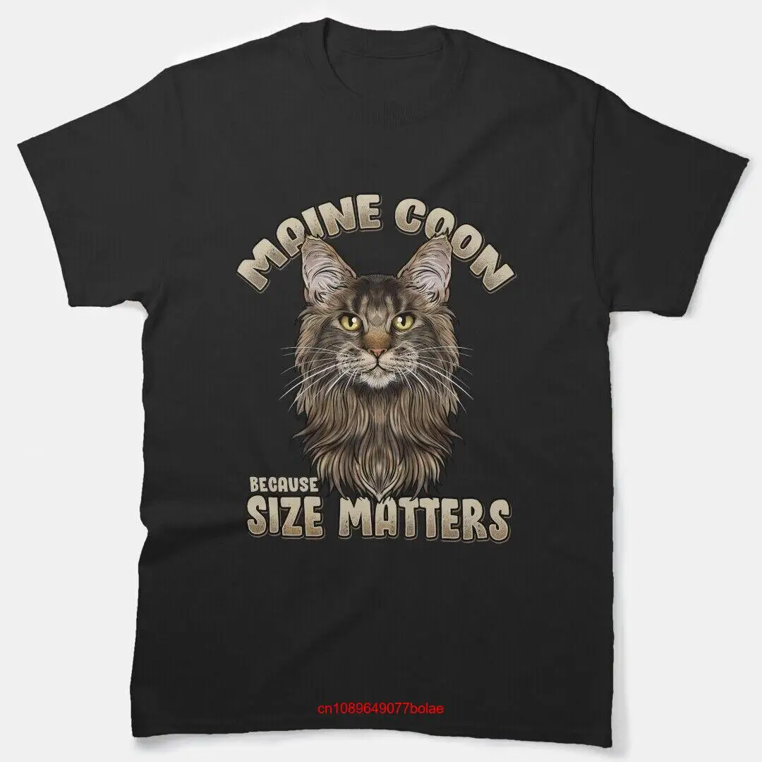 Maine Coon Cat Classic T Shirt S 5Xl long or short sleeves