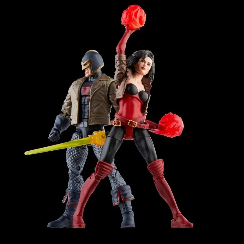 Hasbro Marvel Legends Series The Avengers 60th Anniversary Black Knight Sersi 2-Pack 6-Inch Action Figure Gift