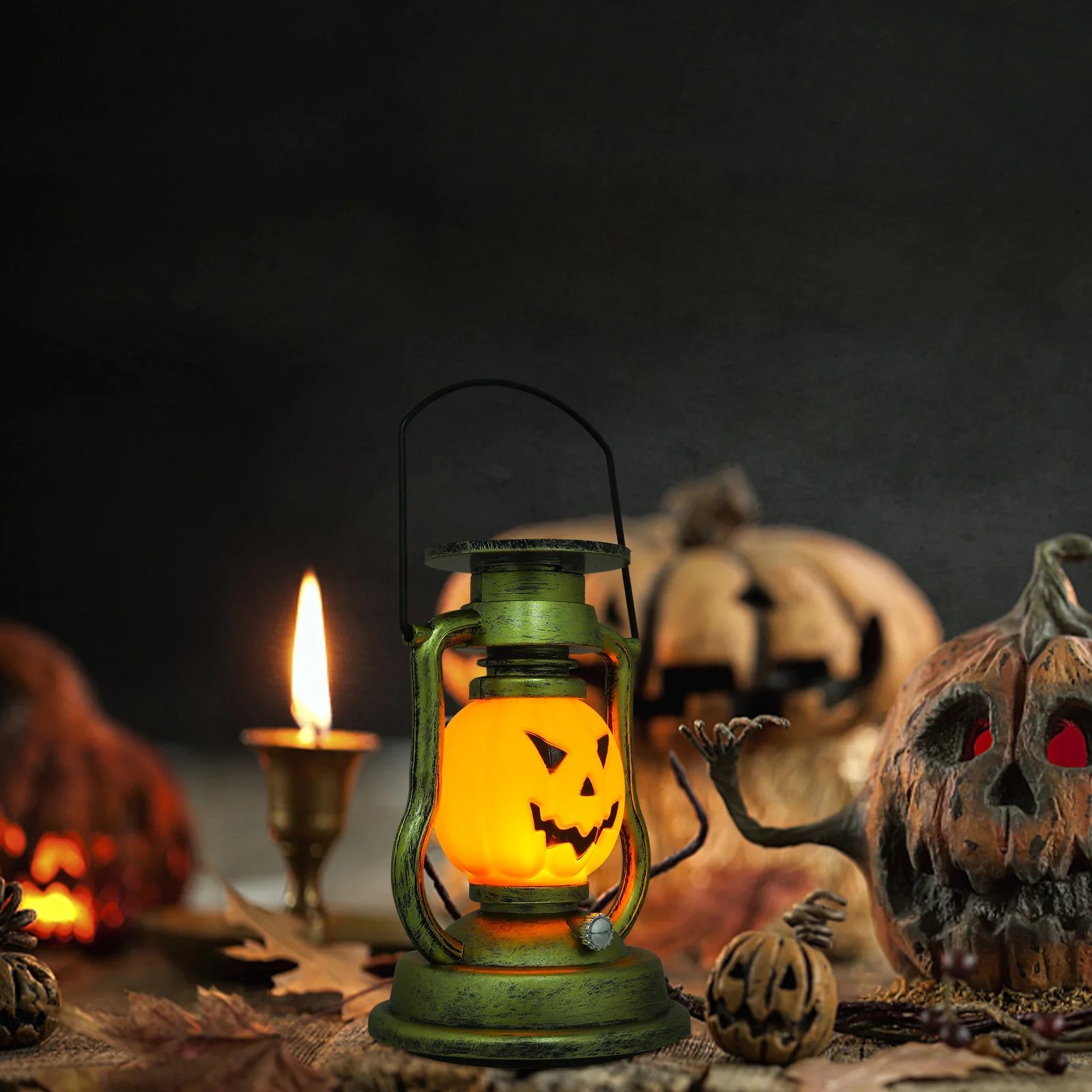 

Halloween Pumpkin Lantern Solar Powered LED Light Portable Yard Garden Decoration Party Supplies Outdoor Lighting