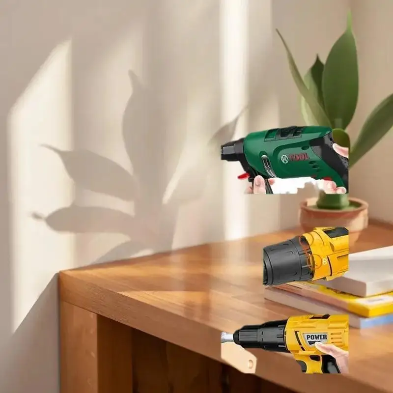 Set di utensili per trapano elettrico divertente ed educativo per bambini con suoni e azione realistici