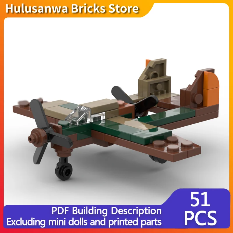 

Micro D.23 WW2 военные истребители модель MOC строительные кирпичи военное оборудование модульные технологии подарки собрать детский игрушечный костюм