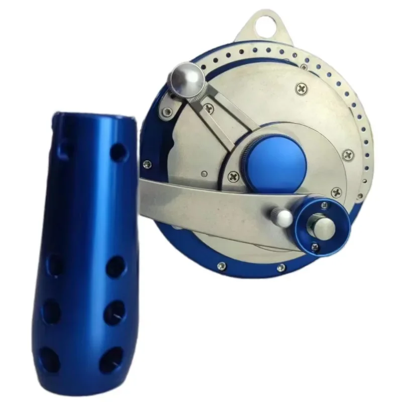 Wholesale trolling reel Big Game HT801-80w Solid Color 121.5MM 80LBS/1025YDS 98.8MM 9BB image 6