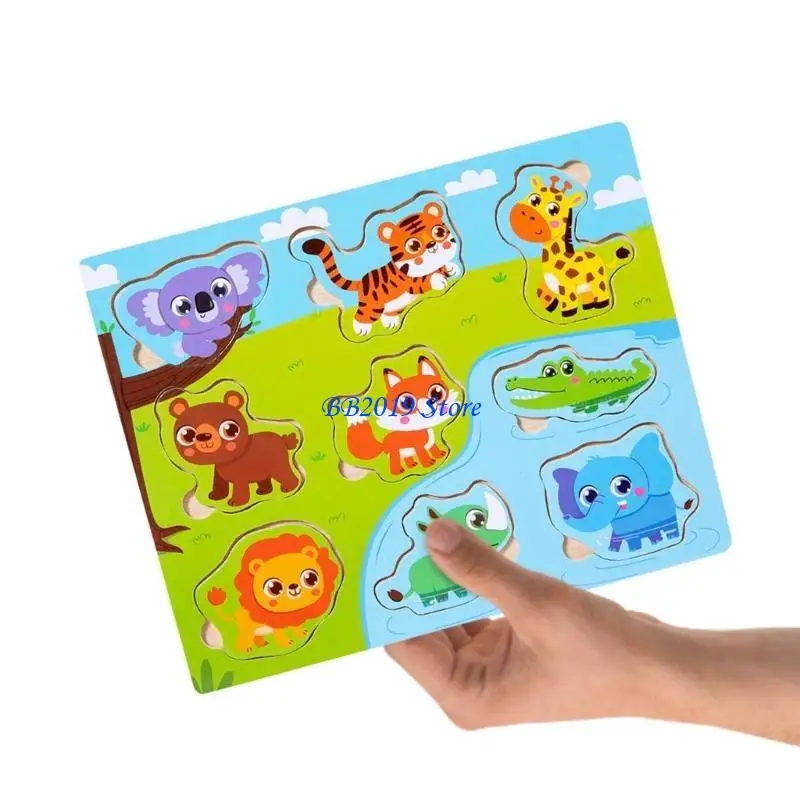 Q0KB Portable Puzzle Toy Building Blocks Toy for Kids Early Educational