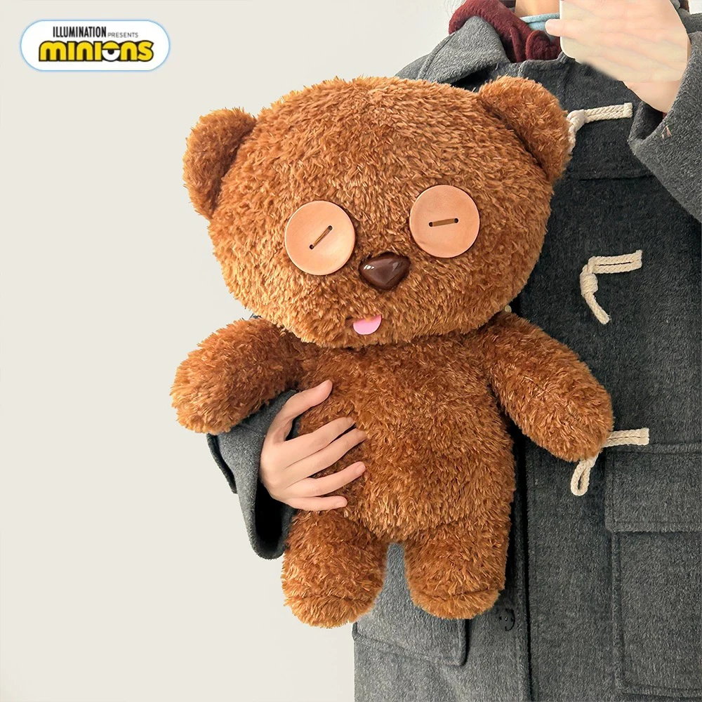 Cute Plushies TIM the Orginal Minion Teddy Bobs Teddy Bear Kawaii Plush Pendant Keychain Home Bag Decor Cartoon Teddy Pillow Kid