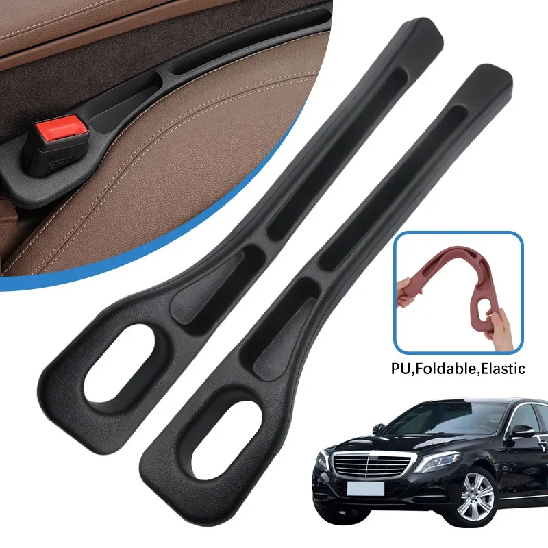 

2PCS For Mercedes Benz S class W211 Car Seat Gap Filling Plug Cushion Side Seam Leak Proof Strip Auto Accessories