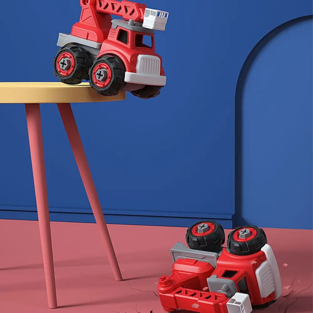 Plastic Simulation DIY Toys Model Car Take Apart Screw Fixing Disassembly Assembly Car Toys Cartoon Manual Skills