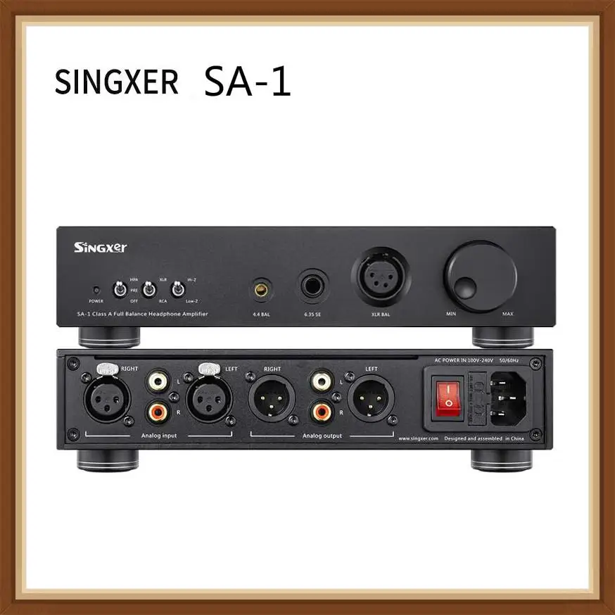 

Singxer SA-1 Headphone Amplifier Fully Balanced Discrete Class A Amp/Preamp SA1 Support XLR/6.35mm/4.4mm Multi Interface