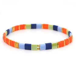 Go2BoHo Miyuki Tila Bracelet Fashion Handmade Jewelry 7 Selections Glass Seed Beaded Multicolor Bracelets for Women Jewellery