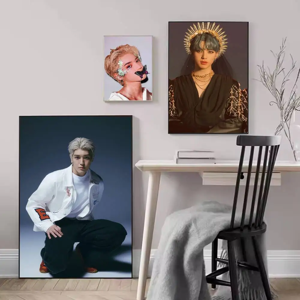 LEE T-Taeyong WYLD Poster HD Self Adhesive Waterproof Wall Art Ideal for Home Office Dorm