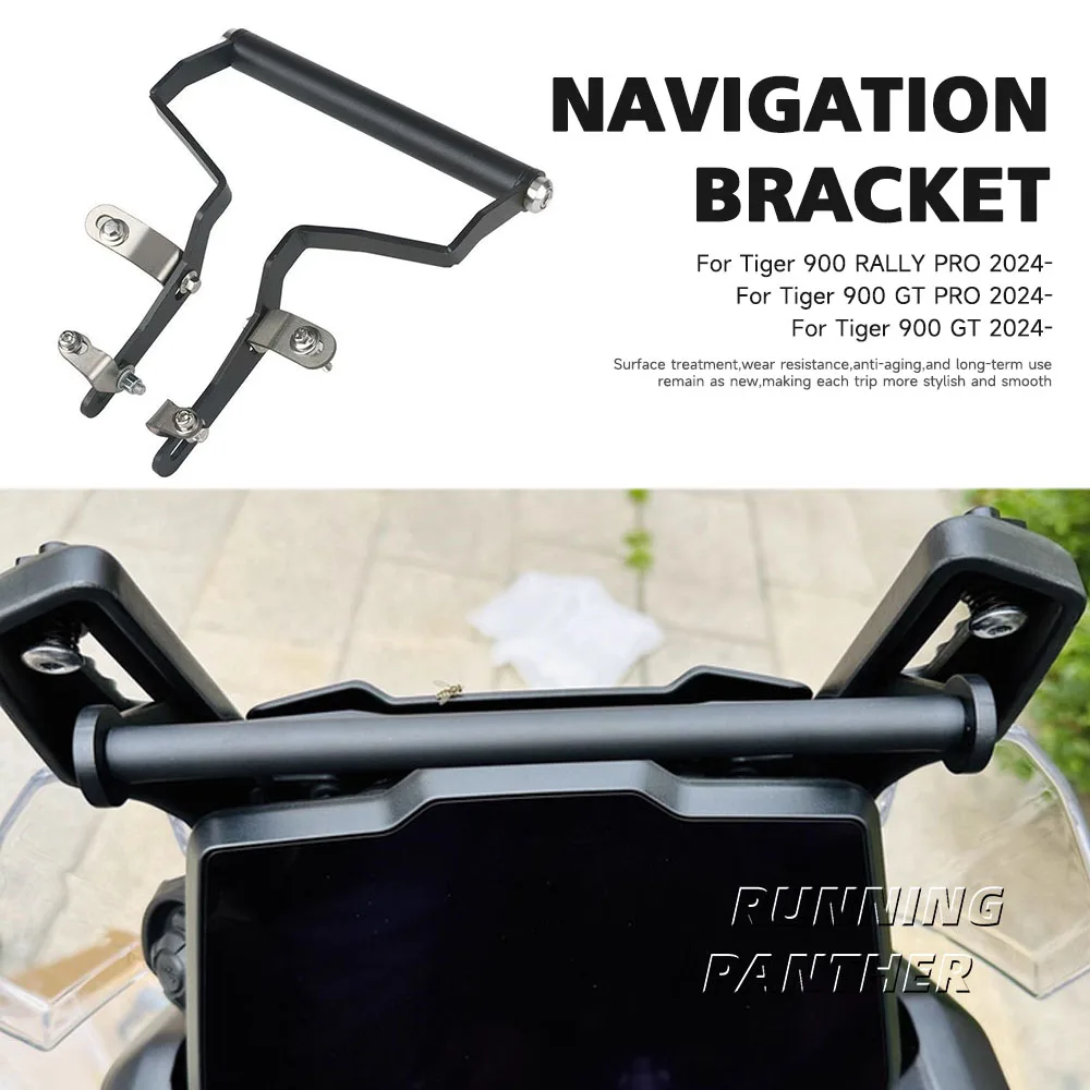 

Мотоциклетный навигационный кронштейн для Tiger 900 GT 2024 2025 Tiger 900 GT Pro/Rally Pro 2024 2025 GPS-крепление для телефона, пластина