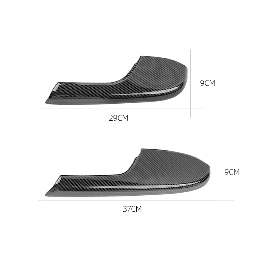 For HONDA 2016-2021 10th CIVIC SEDAN HATCHBACK TYPE-R Door armrest protective cover decorative cover Carbon fiber pattern