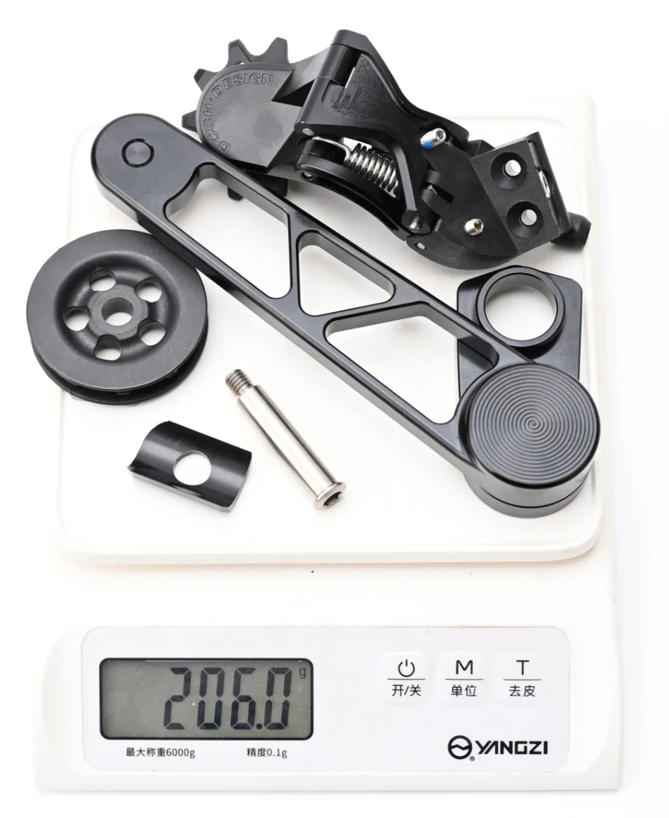 Acrz For Brompton Folding Bicycle 7-Speed Shifting System Suitable For A/C/P/T Line Aluminum Alloy CNC Transmission Kit 206g