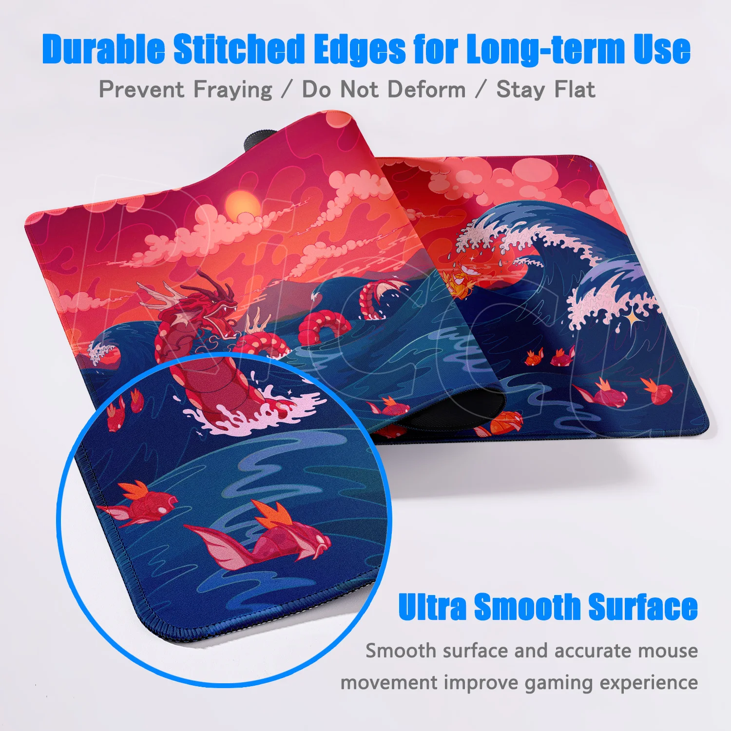 New Many Wallpaper Mouse Pad Larger XXL Speed Pc Computer Keyboard Pad Kawaii Pokemon Desk Mat Gaming Accessories Home Mousepads