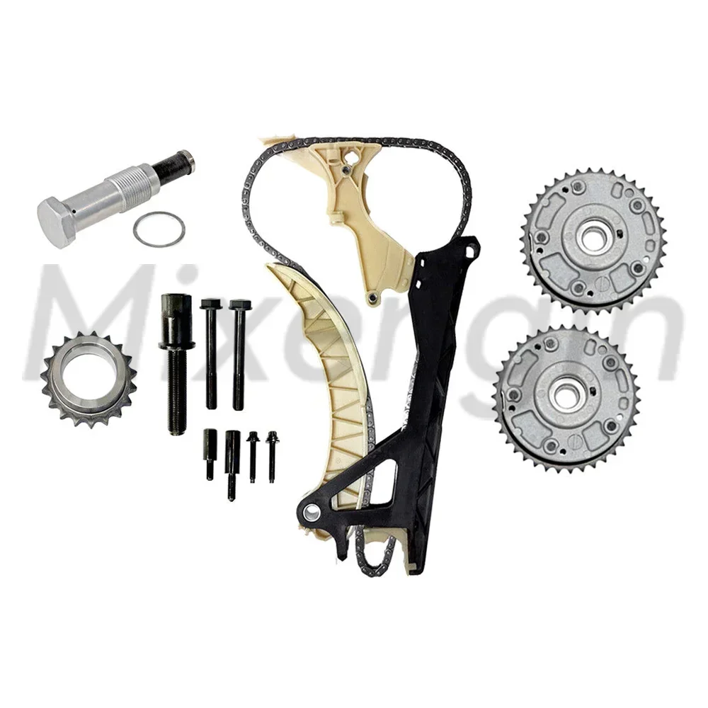 Timing chain kit VVT Gear Tool Set Fit BMW E81 E87 E88 E82 E46 E90 E93 E60 N42 N46 1.6 1.8 2.0 L L4 GAS DOHC 01-15 Engine Parts