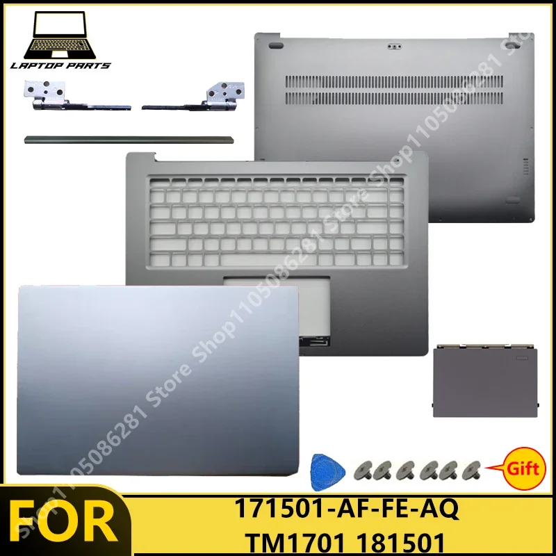 New For TM1701 171501-AF 171501-FE 171501-AQ 181501 15.6/Laptop LCD Back Cover/Top Lid Palm Rest/Bottom Case Hinges Touchpad