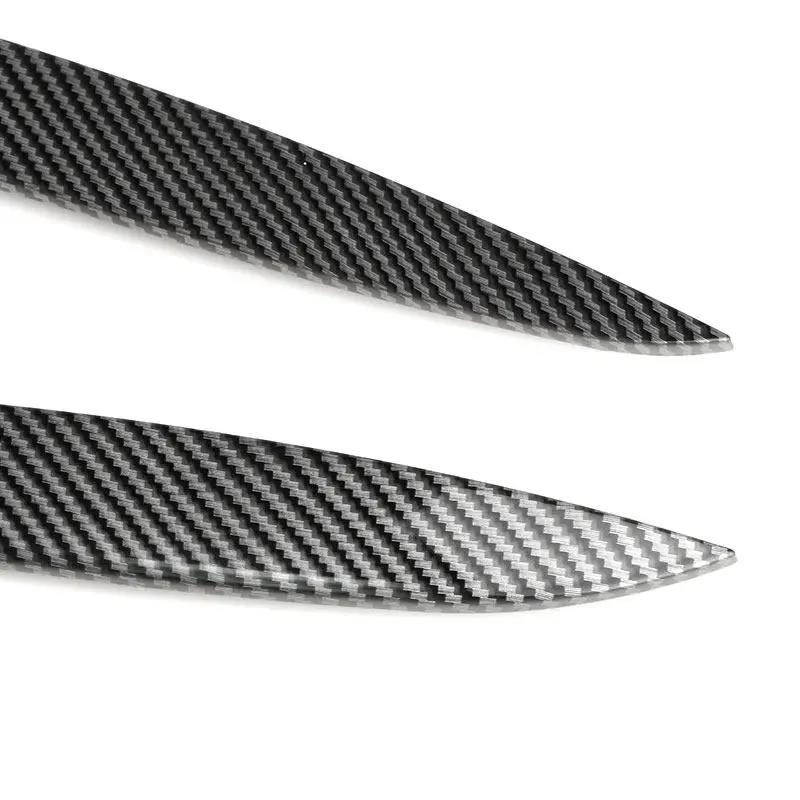 2 قطعة اكسسوارات السيارات ABS المصابيح الأمامية الحاجب الجفون غطاء الكسوة لشركة فولكس فاجن جولف 4 MK4 1997 1998 1999 2000 2001 2002 #5