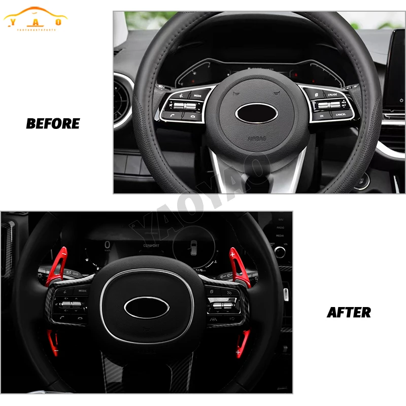 Paddle Shift per Kia Sorento MQ4 Forte 2020 2021 2022 2023 Car volante Extension Gear DSG Sticker Car Styling