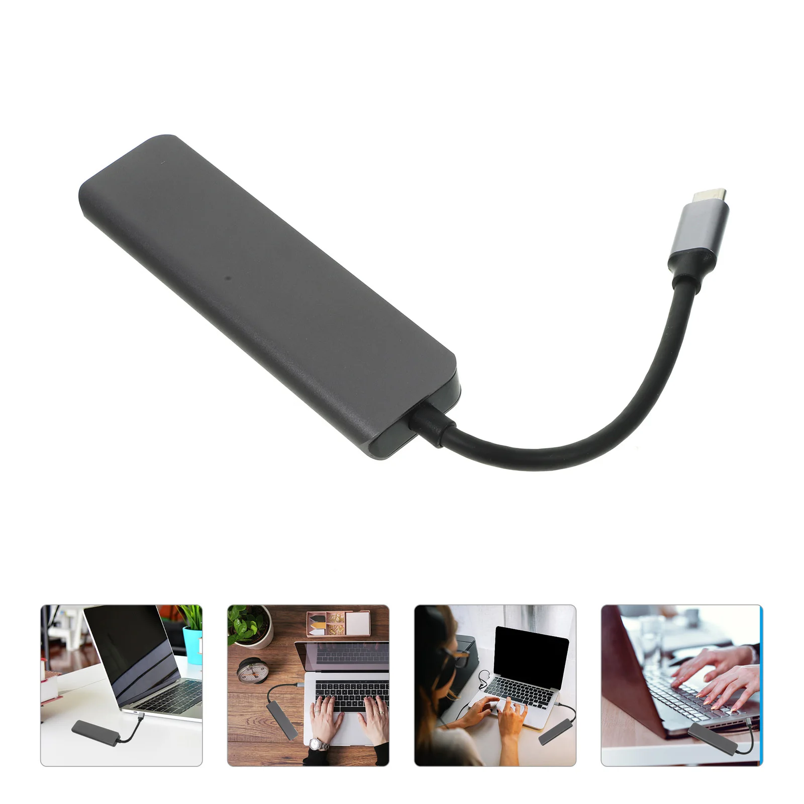 

1Pcs 5-in-1 Docking Station USB Type-C Pd Charging 4K Extension Adapter Dongle Docking Station Dock Extension