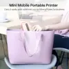 Phomemo-Impresora térmica portátil M832 para viaje, dispositivo de impresión móvil sin tinta de 300DPI, Compatible con Android e iOS 6