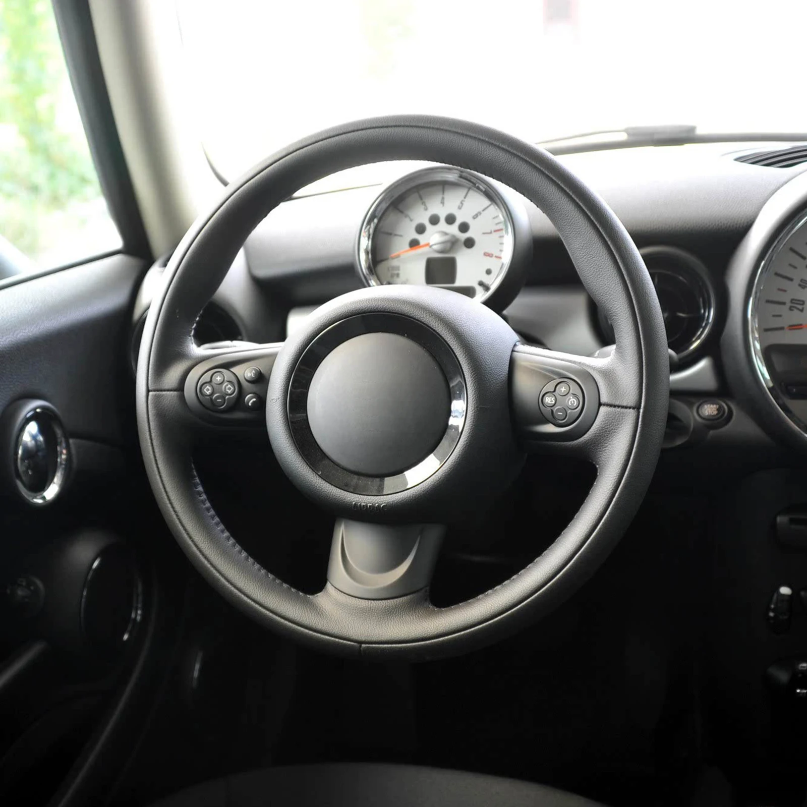 Steering Wheel Audio Cruise Multifunction Control Switch Button Cover For Mini Clubman R55 R56 R57 R58 R59 R60 Coumtryman R61