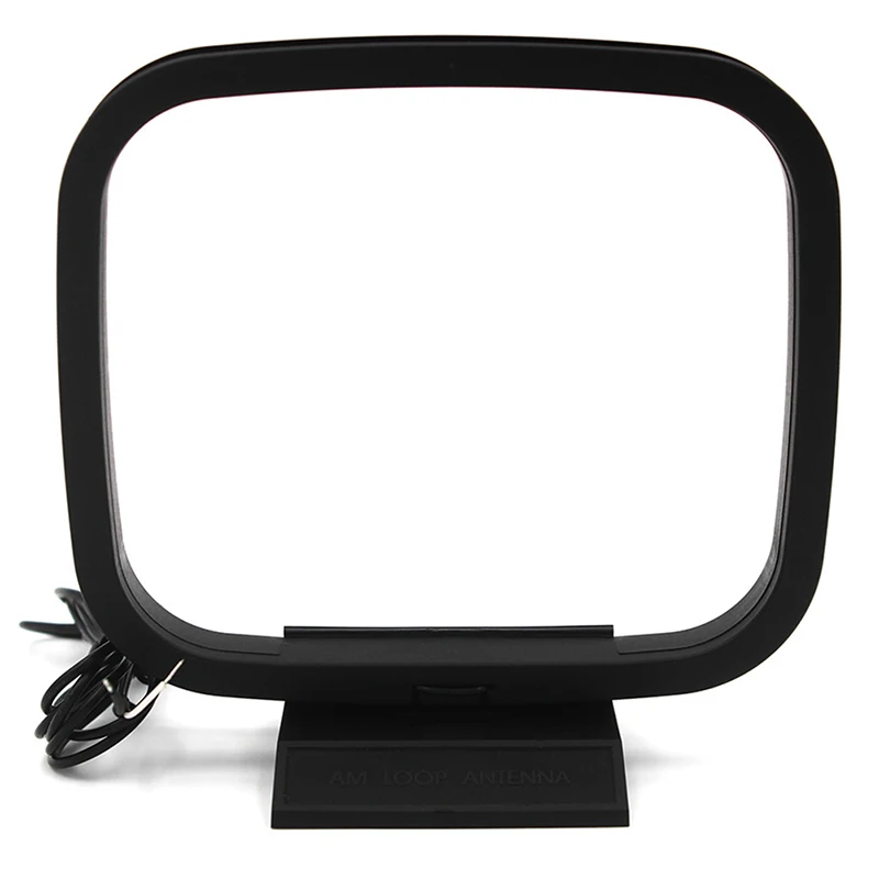 1PC HiFi AM FM Loop Antenna For Audio Receiver System 2-Wire-F(x)