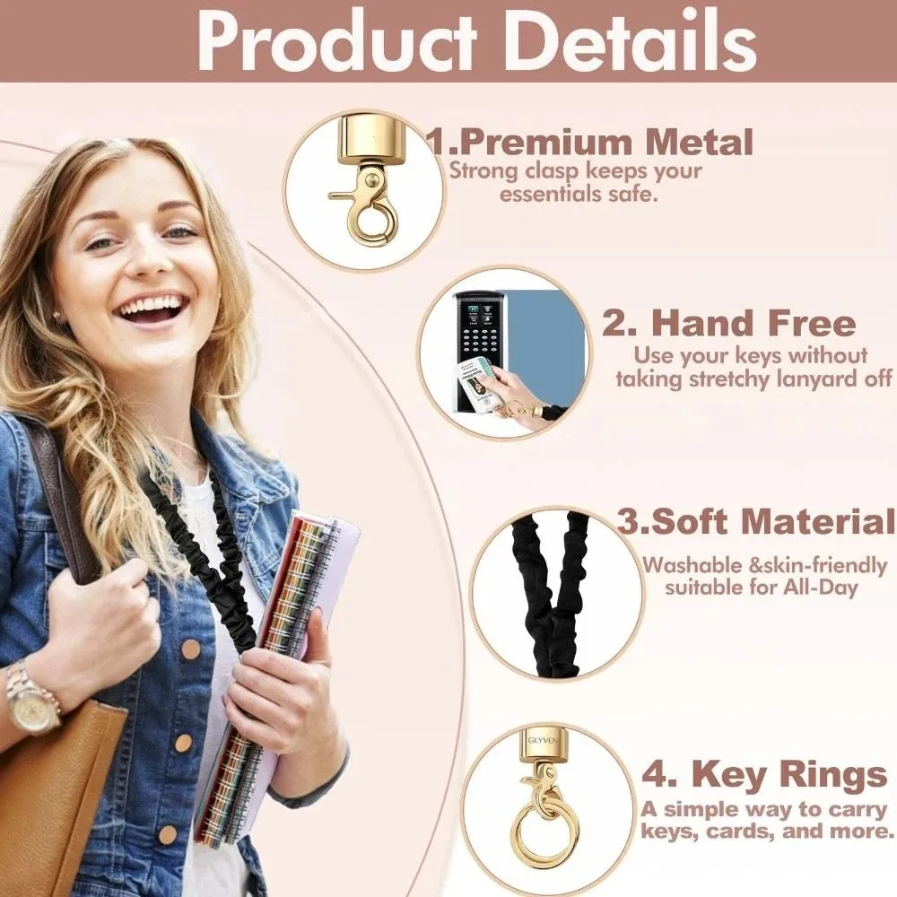 Adjustable Mobile Phone Lanyard Neck Hanging Detachable Crossbody Phone Strap Long Anti-Lost Mobile Phone Chain Travel Outdoor