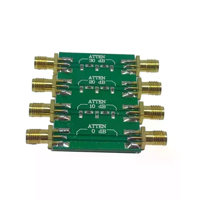 1Pcs SMA Double Female Radio Frequency Fixed Attenuator Module Board DC-4.0GHz RF Fixed Attenuator