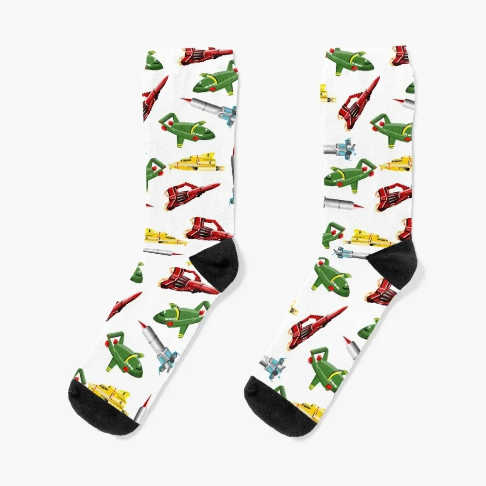 

Thunderbirds Pattern Socks essential ankle Woman Socks Men's