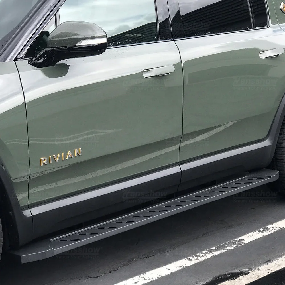 

Hansshow High Quality Carbon Steel Side Step Bar Running Boards For Rivian R1T/R1S 2022 2023