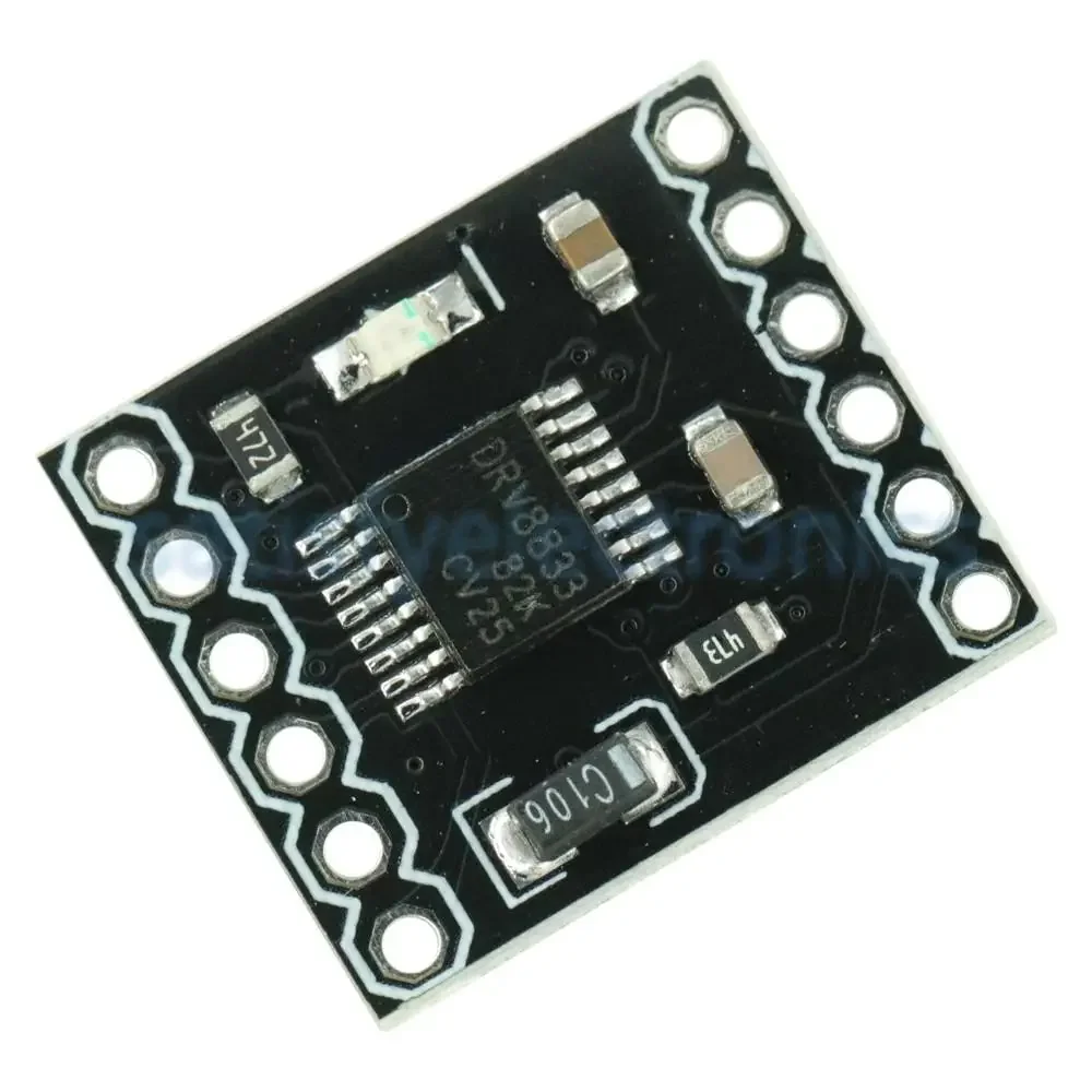 DRV8833 2 Channel Motor Driver Drive Module Board 1.5A 3V 10V H-Bridge 4-Wire Short Circuit Overcurrent Protection Step Motor