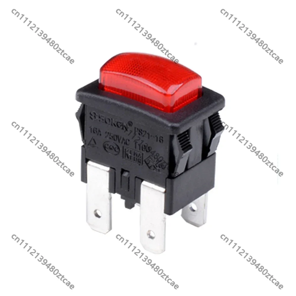 2Pcs 4Pins Self-locking Pushbutton Switch 16A ON OFF DurablePowerControl ReplacemenEuropean Standard Socket Electrical Appliance