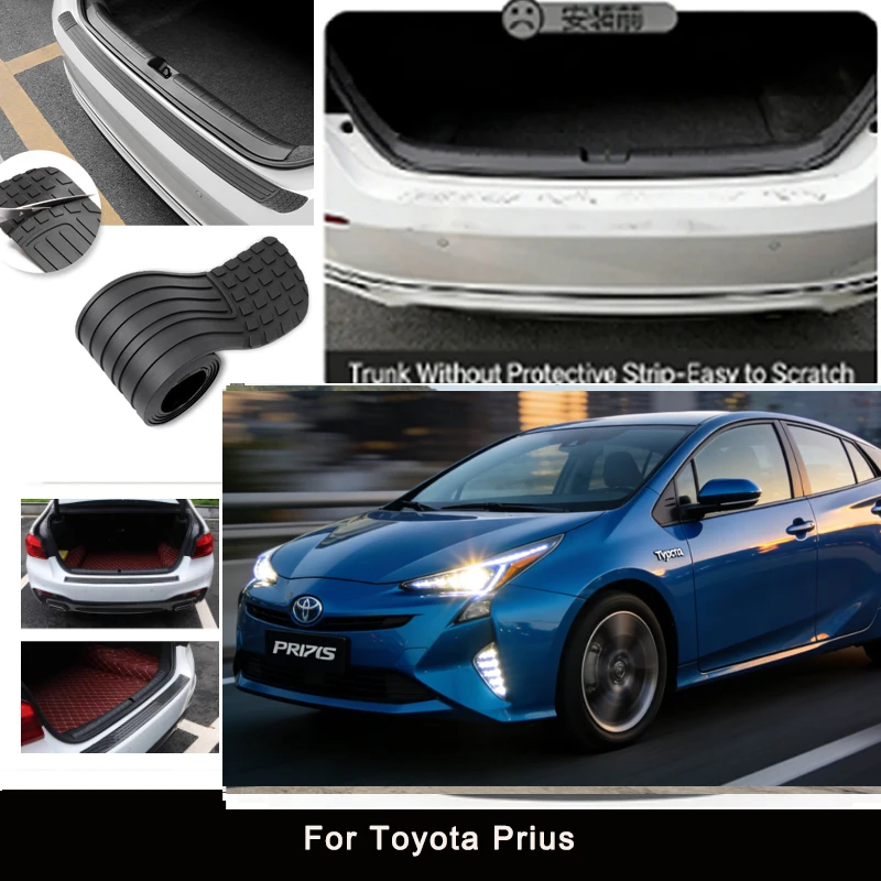 

Защитная наклейка-накладка на задний бампер Toyota Prius, защита от царапин и ударов, декоративная полоса