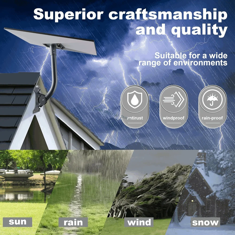 

Настенное крепление Starlink GenV3, регулируемое наклонение 160 градусов, спутниковый интернет-комплект Starlink, совместимый с устройством Starlink Standard Gen3