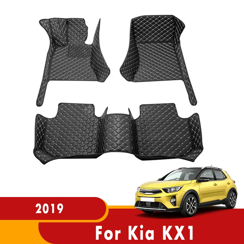 

Автомобильные коврики для Kia KX1 2019, ковры, водонепроницаемые подушечки из искусственной кожи на заказ, автостайлинг, аксессуары для интерьера, детали